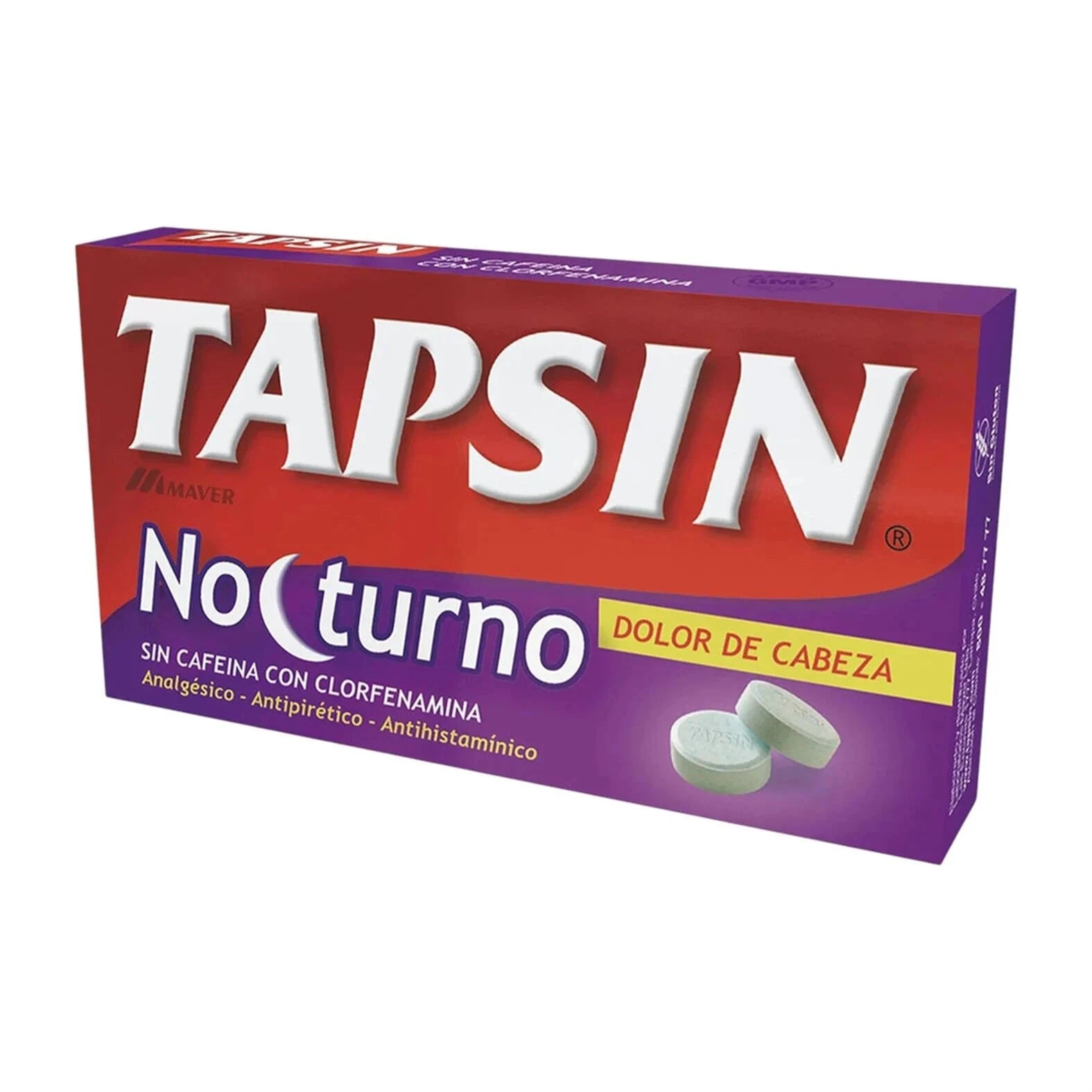 Tapsin Nocturno x 12 comprimidos MAVER